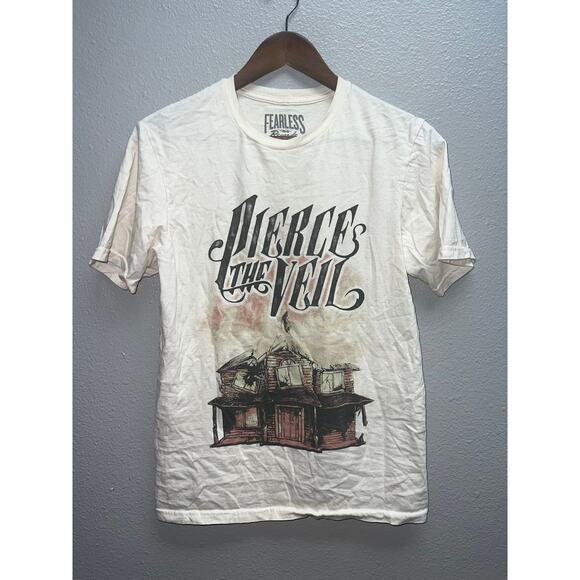 Pierce The Viel Fearless Records Shirt Band Tour Concert Tee Graphic White M - Picture 1 of 8